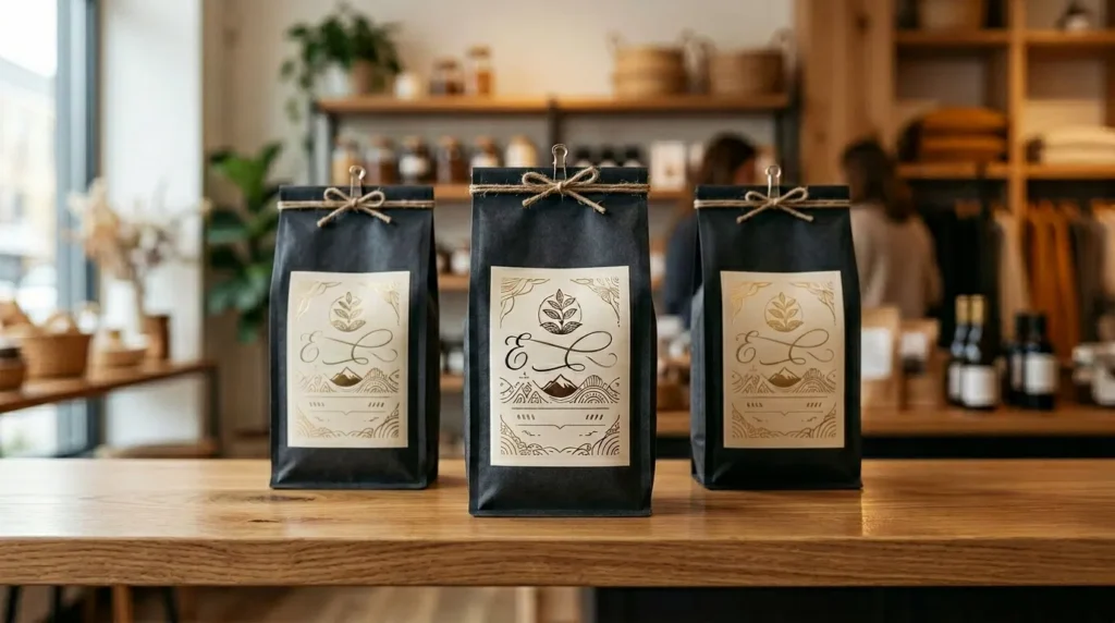Café para revenda com a sua marca personalizado com sua logomarca em embalagens personalizadas de 500g.