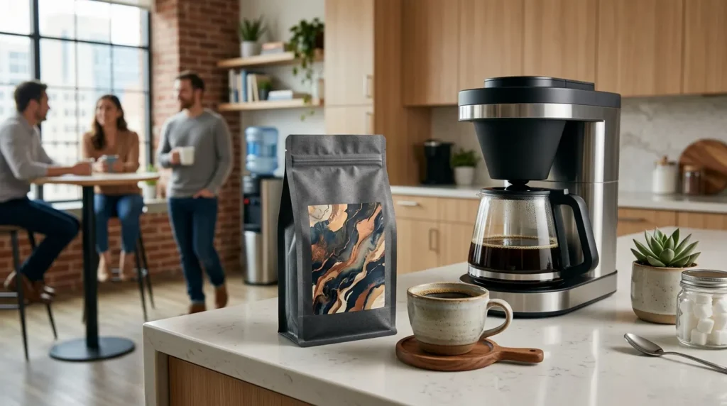 Café private label em embalagem de 500g para empresas e marcas.
